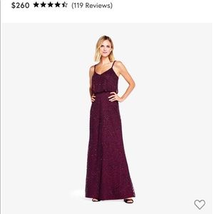 Adrianna papell beaded gown